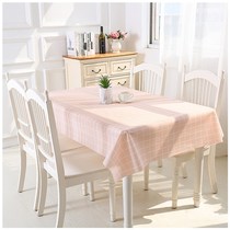 Table cloth waterproof oil and oil-free net red tablecloth in simple rectangular dining table for Nordic tea several households customized