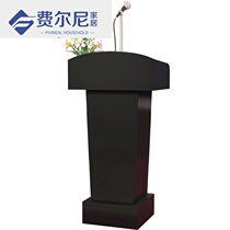 Welcome desk Reception desk Lecture podium Lecture desk Simple and modern conference room podium table Host EMCEE Shopping guide table