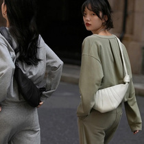 Lemaire French niche design high-texture sheep skin bull corner bag glorified dumpling bag bag