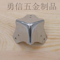Wooden box large size bag corner wrapping side three sides 90-degree protective corner metal iron clad angle right angle fixed corner yard Air box accessories