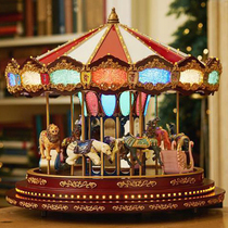 American Mr Christmas carousel music box Music Box Music Box girls birthday children New Year gift ornaments