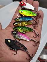 Lujah Bait Black 6062 Hook Lead Bag copper VIB5 7 gr 7 gr 11 gr 14 gr 14 gr teething bass fish Fish Afar to Fake Bait