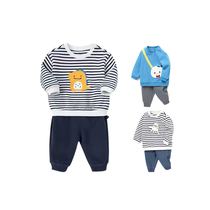 Bala baby spring and autumn baby long sleeve sweater pants set children children sports clothes two-piece set