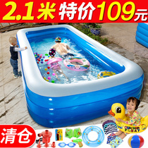 Children inflatable swimming pool Household adults children thickened indoor bucket Family oversized baby Outdoor baby large