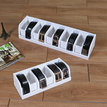 Household belt belt belt storage box shopping mall counter belt tie display box cloakroom belt box