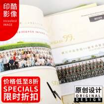 Customized 12 classmates 8 fold bag design commemorative book vertical inch a4 party photo album making photo book album