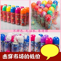 Wedding wedding supplies spray color wedding decoration arrangement spray ribbon spray flying snow spray can foam spray spray