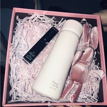 Thermo cup children students portable cup fresh and lovely personality creative trend stainless steel simple water bottle