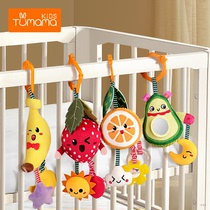 TumamaKids baby headboard plush pendant toy baby carriage crib plush wind chime pendant toy