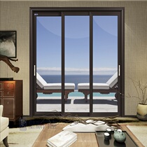 Huangpai doors and windows high-end custom doors and windows modern wind York time broken bridge insulation two-track sliding door T22050Y