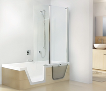 De Show Ligue into a floating shower bathtub suit modern light lavish minimalist fashion Germany import quality