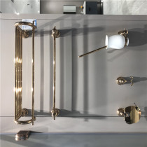 LENS Lance rose gold bathroom five-piece pendant shower room accessories LG-36M