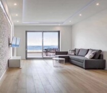 Ou Zhe (Custom Whole House) modern simple sliding door Time Walk Series 50 narrow frame two track sliding door