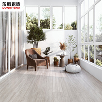 Dongpeng tile gray oak wood grain tile antique brick wood grain tile living room floor tile bedroom floor tile tile