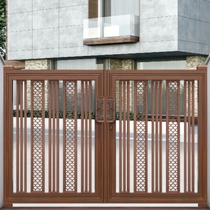 Weimis Keple European Simple Modern Aluminum Alloy Carved Single and Double Open Villa Courtyard Gate