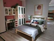 (Same model in shopping mall) Red Star Macalline Official Flagship Store Colorful Life K6-BE1048 Children's Bed