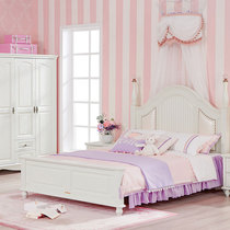 Songbao Kingdom Children's Furniture Noble Series GC038 Girl Princess Solid Wood Single Bed
