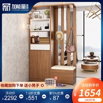 Add energy Nordic entrance door entrance cabinet Shoe cabinet Partition Decorative cabinet Shelf Screen Multi-function foyer hall cabinet