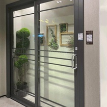 Imperial English style built-in single-track sliding door