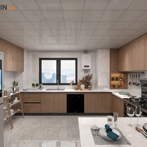 Yunyan Opper Cabinet customized 13 800 meal cabinets Table Hangjian Smoke Cooker Gas Cooktop Sink