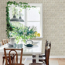 Magnolia wallpaper modern minimalist seamless wall cloth Nordic style wall cloth living room bedroom background wall