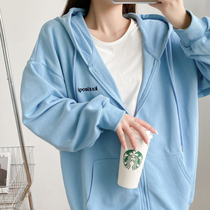 200 Catty Spring Gestational Woman Dress New Korean Edition Tidal Moms Loose Big Code Gestational late pregnancy Mom necropolis jacket jacket