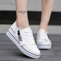 Official website flagship store canvas shoes womens shoes 2021 trendy shoes summer students cloth shoes Joker womens shoes small white couple single