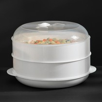 Microwave oven special heating steamer multi-function rice cooker handle ear multi-layer steamed buns cooking rice cooker water