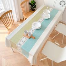 High-end good-looking tablecloth Nordic tablecloth waterproof and oil-proof disposable table ins coffee table Japanese tablecloth