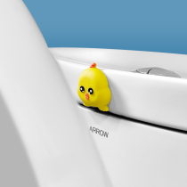Toilet anti-collision sticker cartoon cute silicone toilet cover anti-collision pad anti-collision anti-collision particle anti-collision artifact