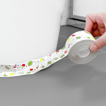 Toilet edge waterproof sticker Toilet seam sticker Toilet toilet seat base edge strip beautification mildew sealing sticker