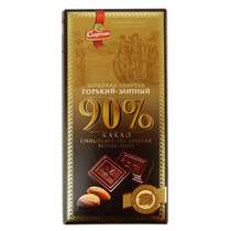 Foreign Pinto Russia imported Spartak dark chocolate Kraft paper cocoa butter bitter recommended