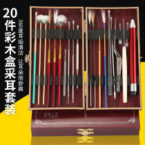 Yangzhou Professional Ear Picking Tool Set Tianyi Digging Ear Picking Artifact Earwax Digging Ear Picking Spoon Goose Fur Stick Full Advanced
