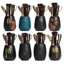 Tea ceremony six gentlemen set kung fu tea set kung fu tea accessories bamboo tools complete tea teaspoon teaspoon clip