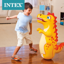 INTEX Inflatable Tumbler Children Cartoon Toys Puzzle Kids Big Numbers Boxing Fitness Early To Teach Baby