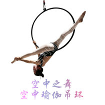Aerial yoga dance ring Pole dance single ear ring Commercial bar acrobatic gymnastics Home fitness ring