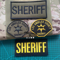 SHERIFF Tactical Vest Sticker Embroidery USA SHERIFF Velcro Arm Tactical Morale Chapter Sticker