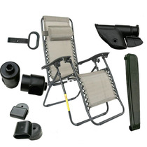 Adult Beach Afternoon Nap Leaning On Chair Parts Armrests Snap brake connecting pieces Leisure folding chair Lying Chair Accessories Grand Total