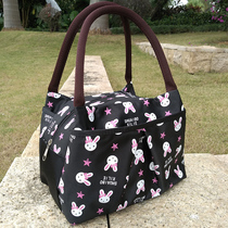 Large number printed handbag waterproof female bag hand carrying lunchbox lunch bag Lunch Box Bag lunch Kit Canvas Bag