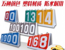 The scoreboard can be turned into two digits three digits four digits six digits and two-color cards.