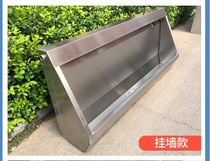 Kindergarten public stainless steel urinal School vertical wall-mounted floor double-layer toilet factory