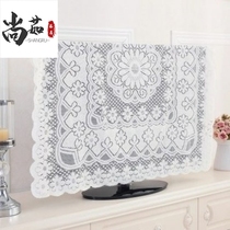 Cover TV white cover Cover blue cover cover hood Inch TV TV 55 dust cover color pastoral
