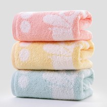 3-piece towel cartoon adult Middle towel children thick household washcloth soft absorbent 60*30