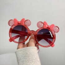 Childrens New Sunglasses Butterfly Knots Kitty Girl Sunglasses Girl Sunglasses Cross-border Wholesale Kid Fucked Up Boy Glasses
