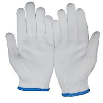 Labor protection gloves wear-resistant protective nylon pure silk printed thick cotton thread extended auto repair hardware work dirty men and women