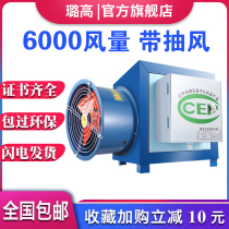 Lu Kao 6000 Air Volume Oil Pumping Smoke Purifier Hotel Kitchen Commercial Static Style Small Catering Barbecue Environmental Protection
