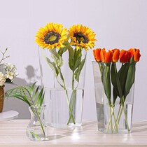 Flower seeking rhyme transparent acrylic flower bucket flower bucket bouquet bouquet vase plastic French wake flower bucket florist home