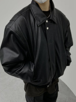 GILLPALOS2FW - Imported high - end protein skin wide - contoured cushion shoulder jacket cotton coat