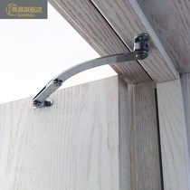 Door stopper swing door positioning windproof folding lever push out open out open inside window door anti-collision and fixed