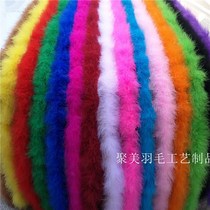 diy extended thick turkey feathers ostrich hair scarf trailing wedding decoration stage fur clothing accessories